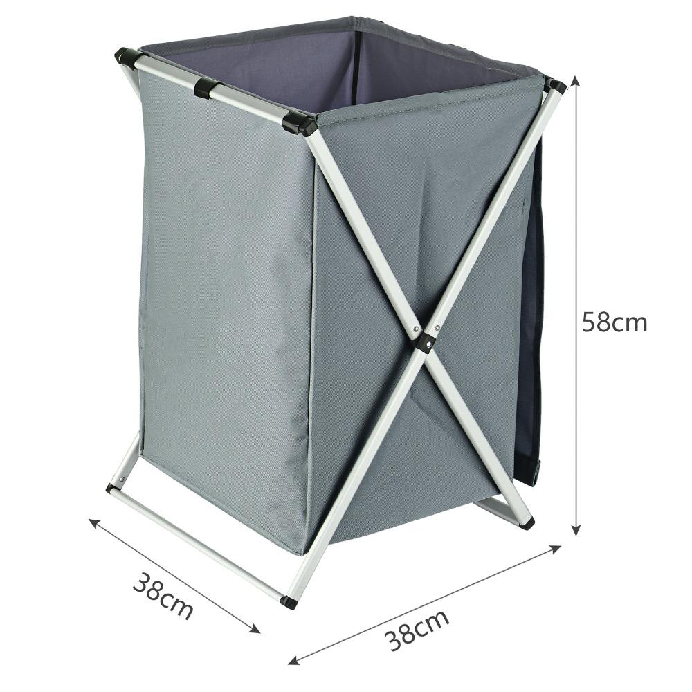 Durable Double Layer Laundry Basket Foldable Fabric Organizer Waterproof Dustproof Storage Basket Laundry Organize