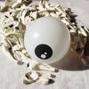 50Pcs Funny Eye Latex Balloon White Black Cartoon Eyes Halloween Eye Balloon Children's Birthday Party Balloons 5inch
