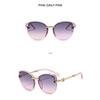 Women's Sunglasses, Fashionable Cat's Eye Half-frame Sunglasses