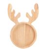 Wood Plant Pot Tray Slick Surfaces Multifunctional Succulent Decorative Wooden Planter Tray Deer