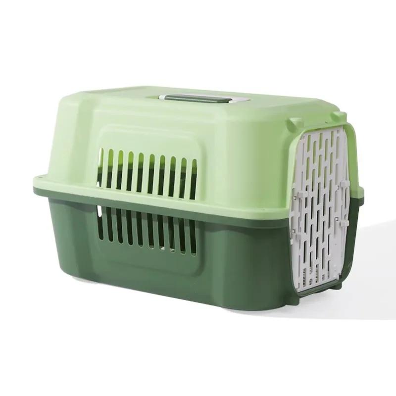 Boîte d aviation pour chat pour Cage à chat Portable extérieure, sac pour chat, boîte spatiale pour animaux de compagnie, green