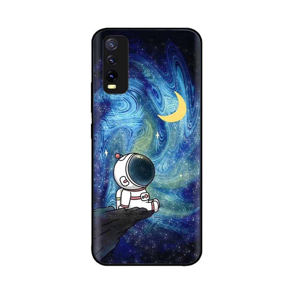Pro Vivo Y20 Y20i Y20a Y20s Vivo Y11s Y12s Pouzdro na telefon Roztomilý Chránič fotoaparátu Zadní kryt Pro Vivo Y20 2021 V2027 Silikonové Fundas