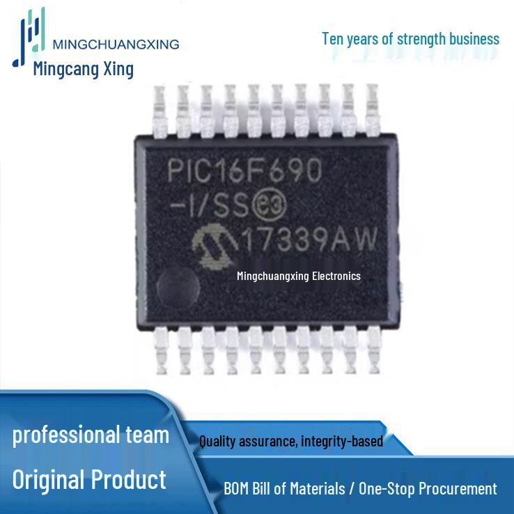 PIC16F690T-I/SS SSOP-20 IC, Brand New, In Stock