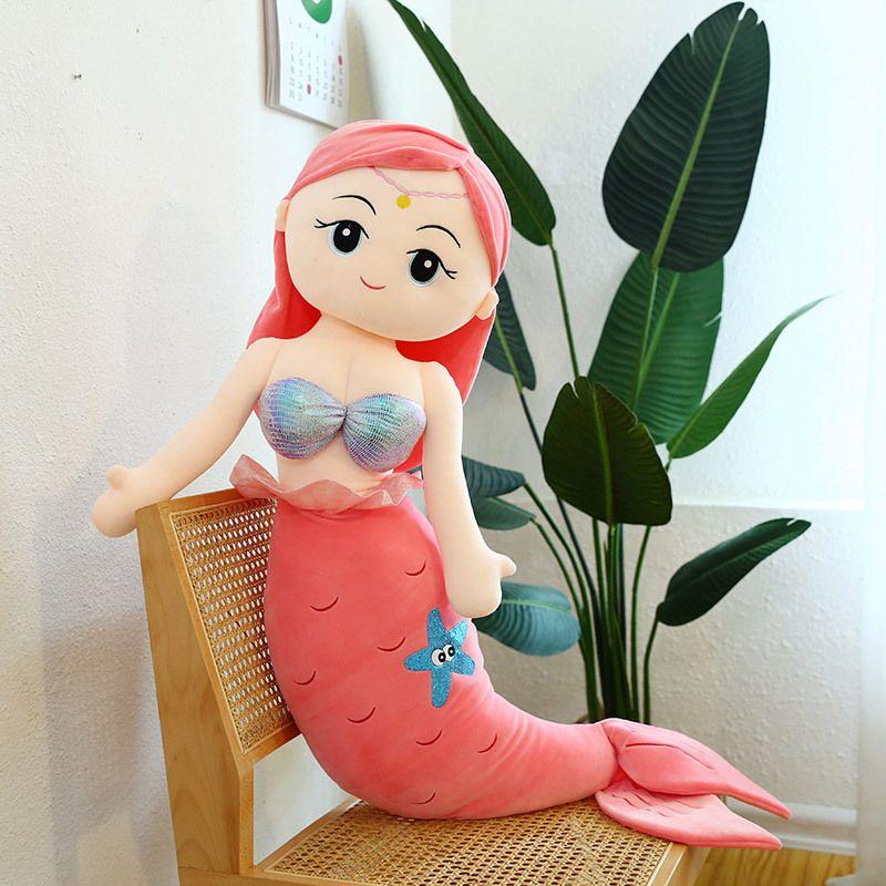 Mermaid Stuff Toy Stuffed Plush Soft Doll Cushion Girls Birthday Gifts Kids