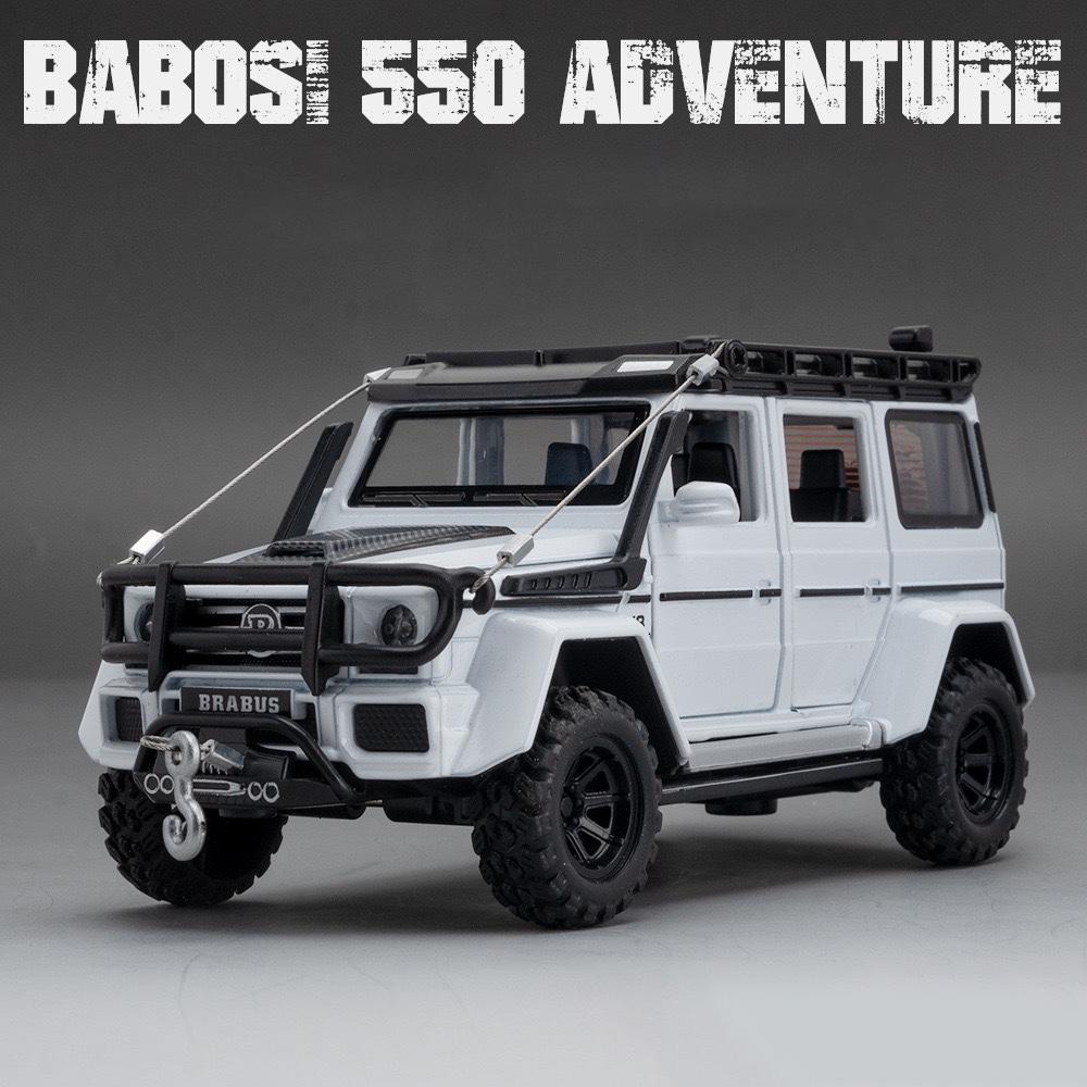 

1:32 Benz G550 Adventure 4X4² V8 Alloy Cast Toy Car Model Sound and Light Children s Toy Collectibles Birthday gift білий