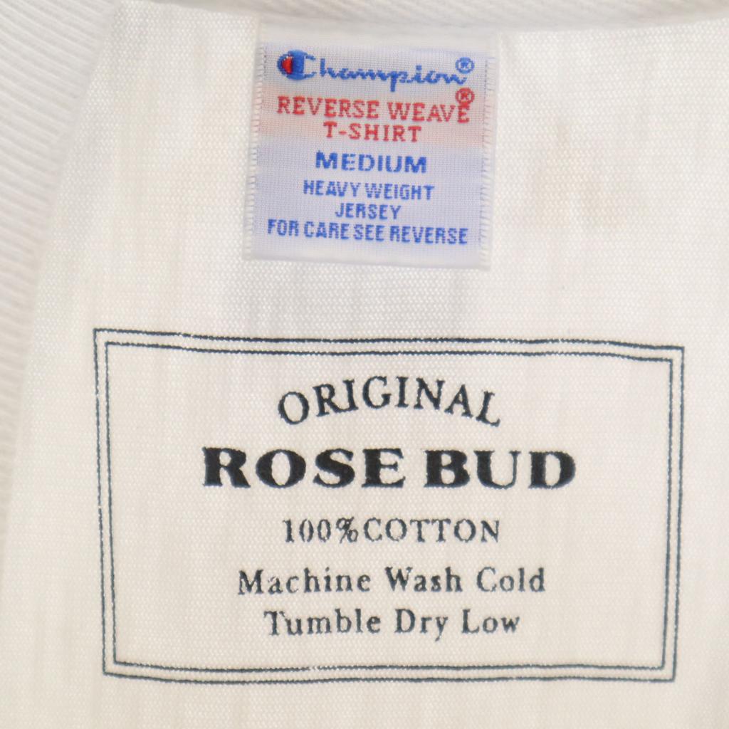 ROSE BUD Champion Collaboration No Sleeve Reverse Weave One Piece M White Women Used