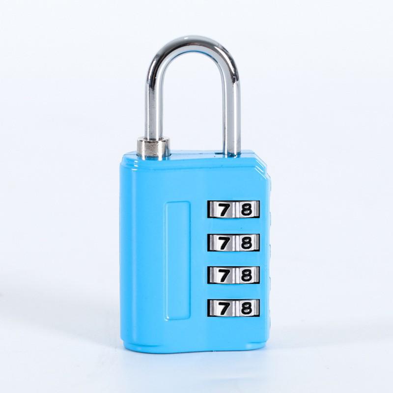 4-Digit Zinc Alloy Password Padlock for Luggage and Cabinets