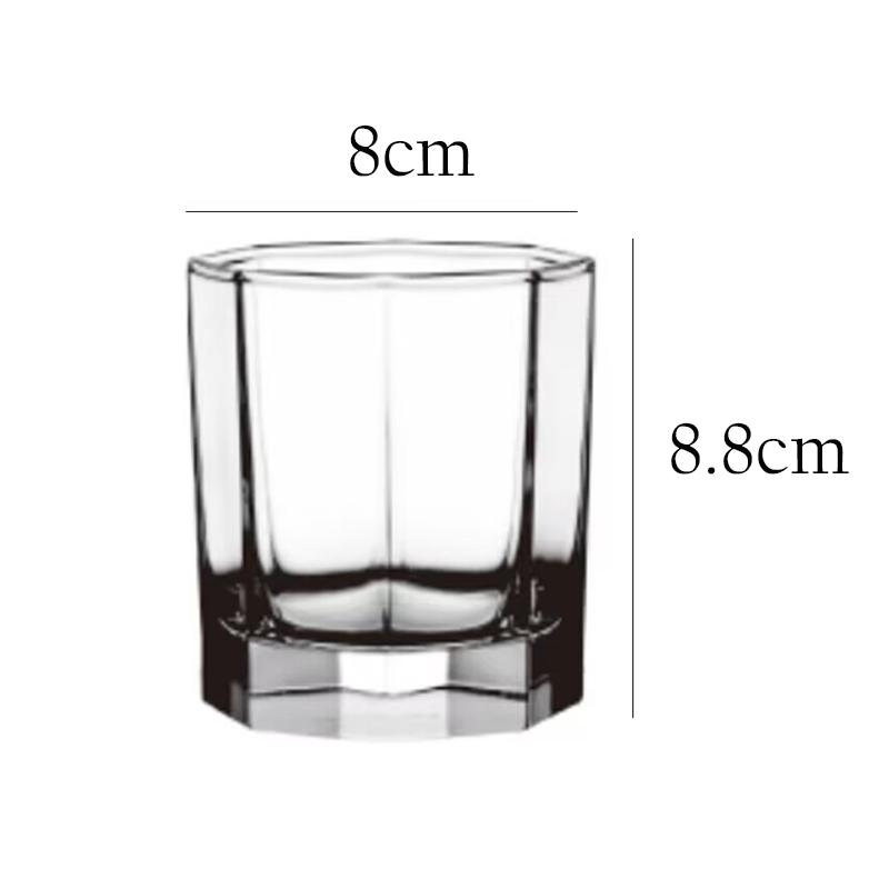 260ml/220ml Beverage Cup Thick Bottom Glass Cup Household Juice Milk Tea Mugs Whiskey Glass High End Brandy Cocktail Beer Cups