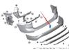 BMW X1 F48 Rear Bumper Air Deflector (51127403392)
