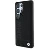 BMW Leather Big Wordmark Case for Samsung Galaxy S25 Ultra Black