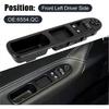 6554.QC Window Lift 207 Front Left Drive Side Power Window Master Switch, Window Lift Control Switch Suitable for Peugeot 207 (6554QC)