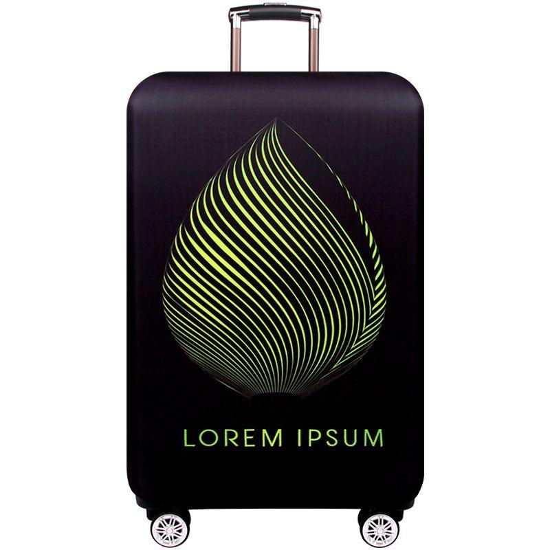 Luggage Case Thin Protective Cover Cartoon Pattern Trolley Travel Leather Box