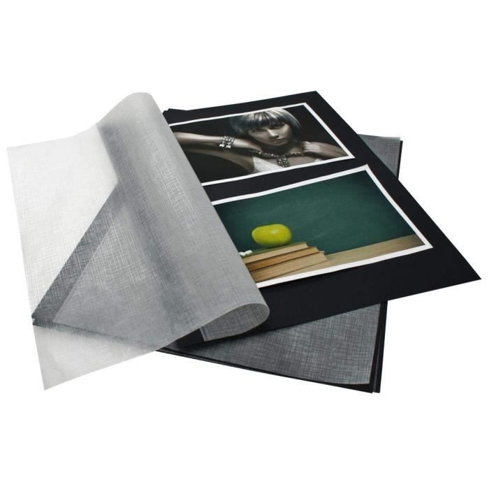 Fotokarton A4 - GOLDBUCH - 83006 - Noir - 20 Feuilles - Papier Et Pergamyn