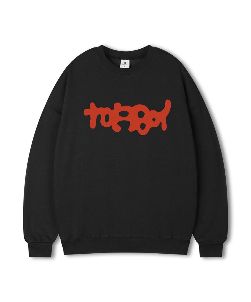 TOPBOY Balloon Oversized Printed Sweatshirt