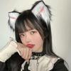 Handmade Beast Ear Headgear Hairpin Cat Ear Hairpin Hair Accessory Lolita Handmade Plush Edge Clip Girl Cute Japanese