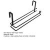 Paper Towel Hanger Metal Roll Paper Storage Rack Strong Load-bearing Simple Installation Under-Cabinet Hanging Rack Tissue Shelf