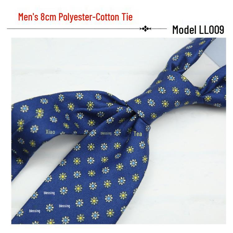 Men's Trendy 8CM Printed Tie: Business, Casual, Retro Fashion Accessory
