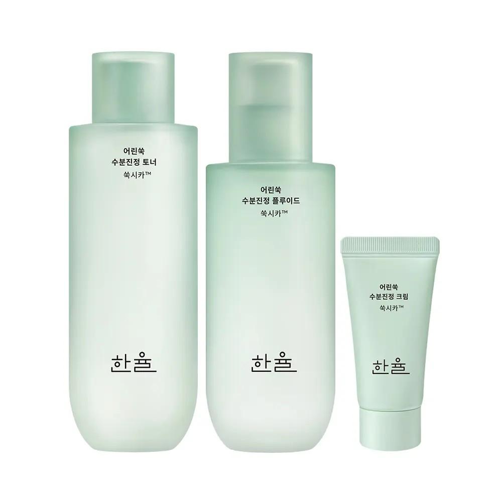 HANYUL Artemisia Calming Hydrating 2-Step Set Toner 150ml + Fluid 125ml