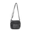 Denim Bag Women's Multi-Layer Crossbody Bag Mobile Phone Bag Shoulder Small Square Bag
