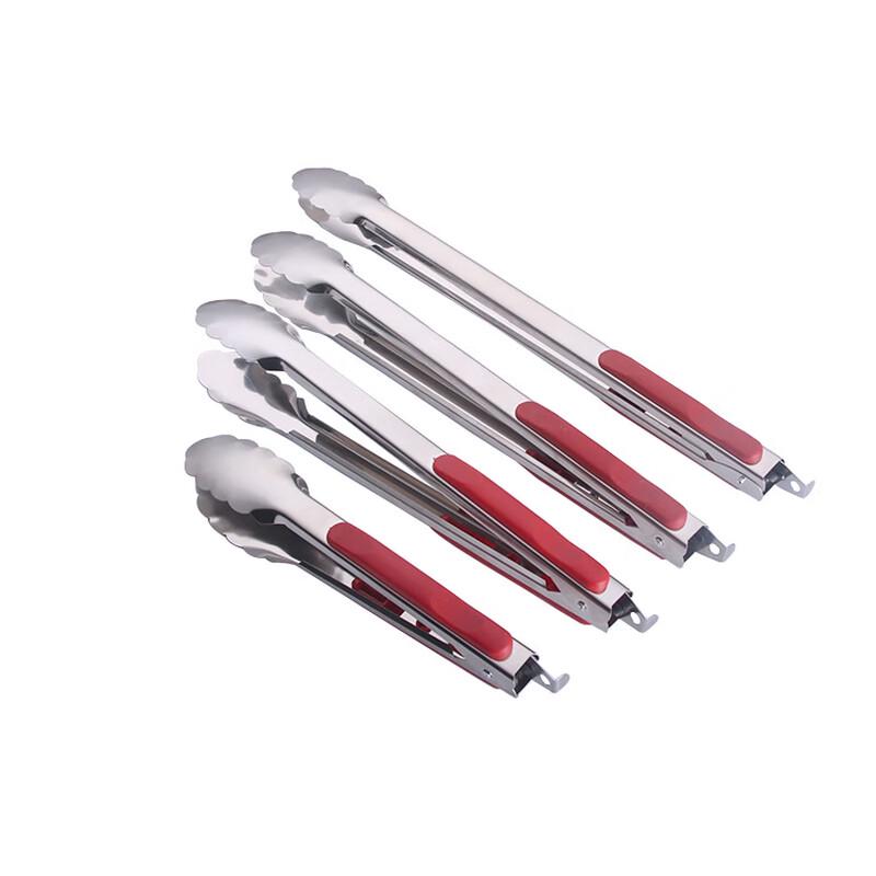 16-inch Stainless Steel Food Tongs (Pack of 20)
