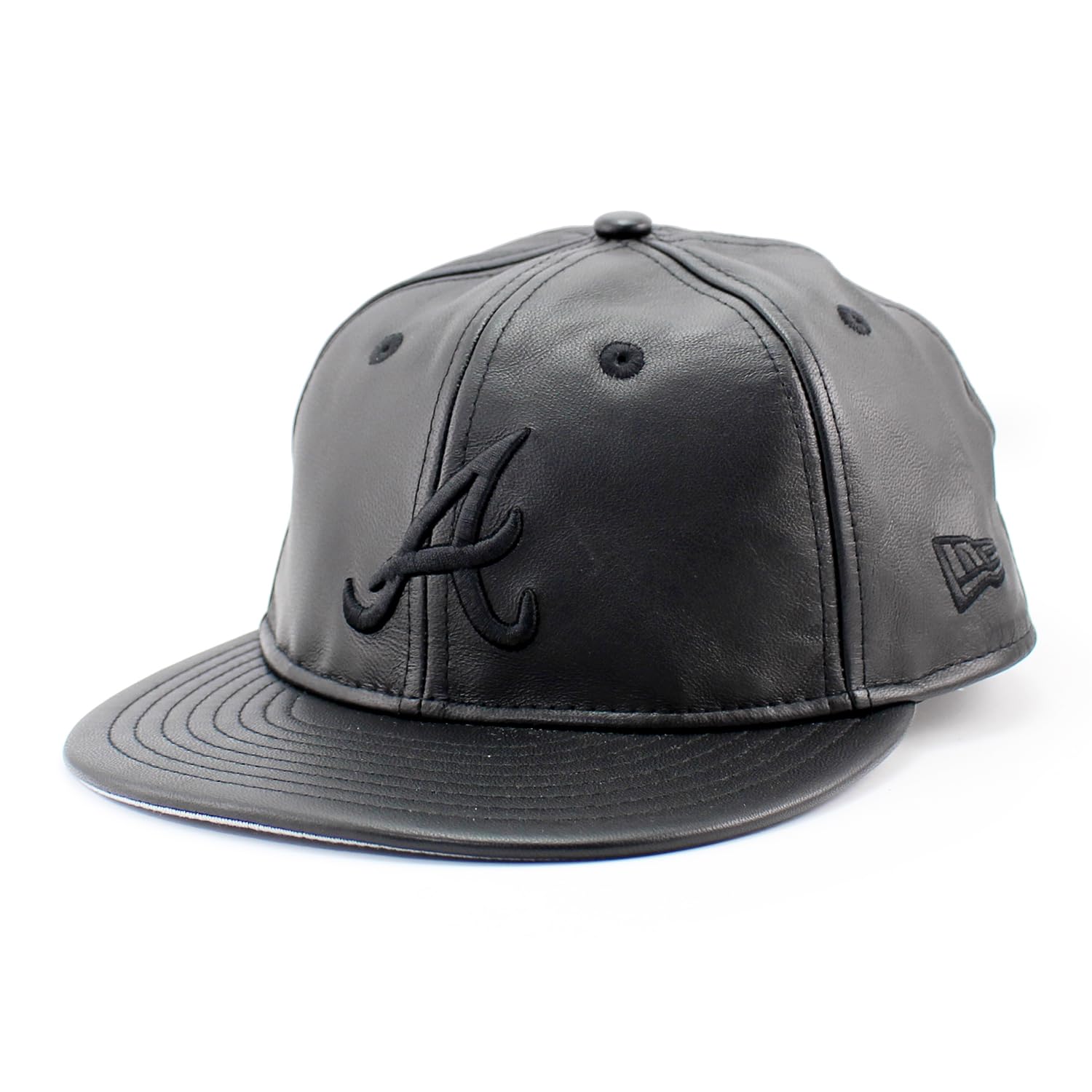 

Кепка New Era RC9FIFTY Strapback Atlanta Braves MLB НАТУРАЛЬНАЯ КОЖА РЕТРО КОРОНА СТРАПБЕК КЕПКА BLACKOUT ATLANTA BRAVES [Б/У]