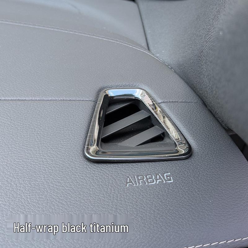 Compatible XC60/S60/V60 Air Vent Mask Decorative Stickers for Center Console Dashboard.