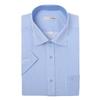 Men Blue Stripe Short Sleeve Regular Fit Shirt Se6mm11hs108sbu