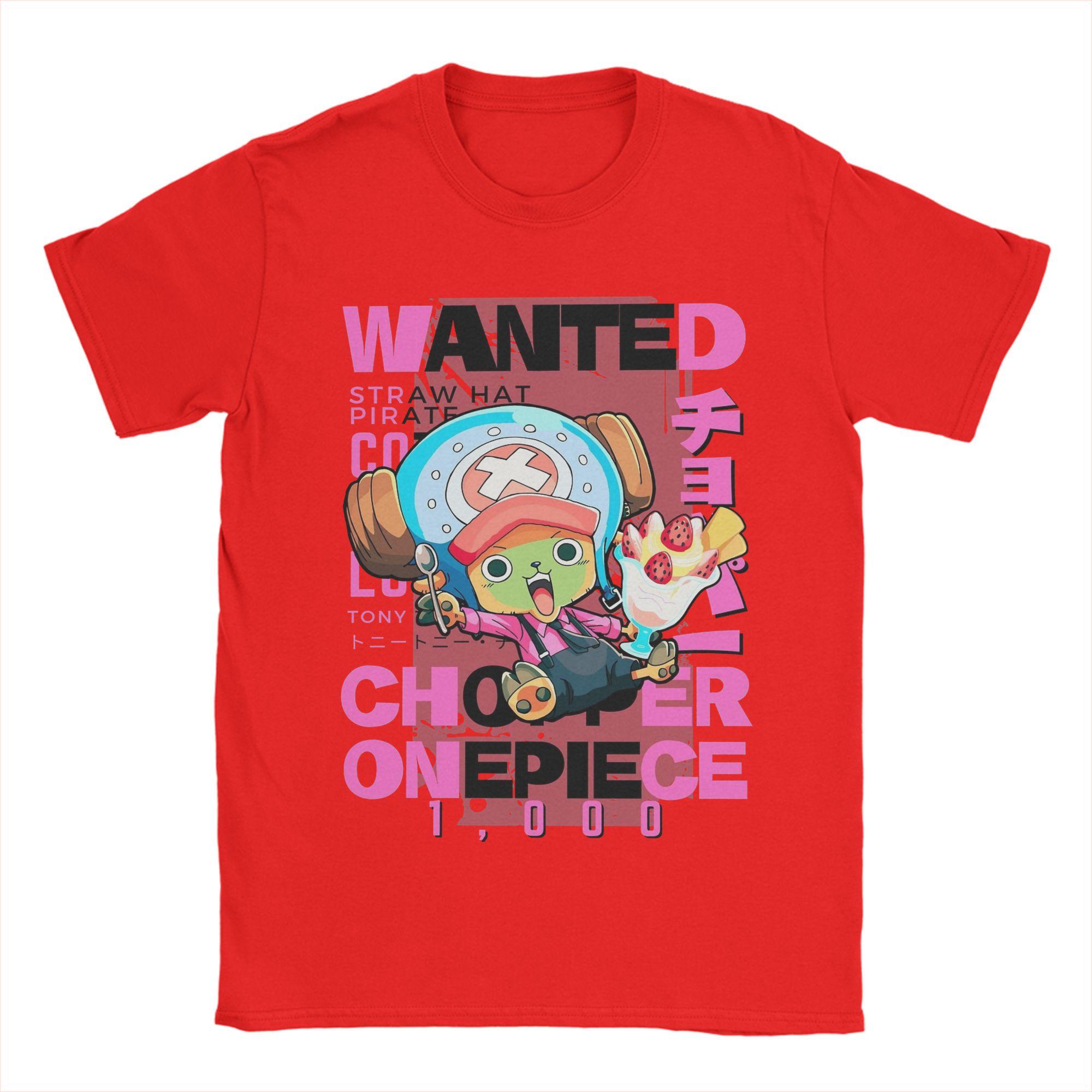 

Chopper Ones Pieces T Shirt for Men Cotton Fun TShirts O Neck Tee Shirt Short Sleeve Clothes Summer S