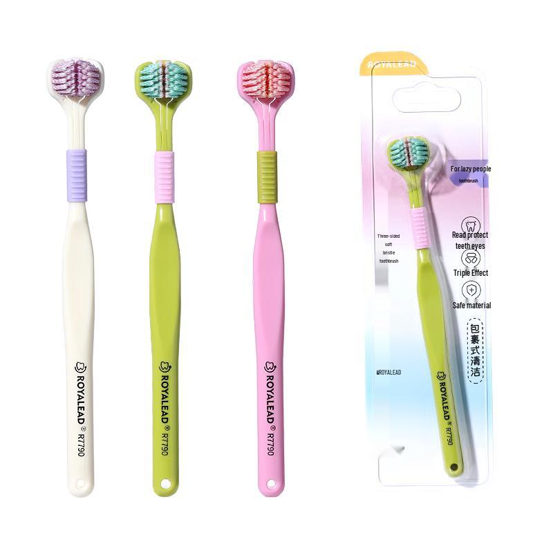 RAOYI Gentle Care Soft Bristle Toothbrush 3-Pack