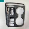 Car Central Control Gear Shift Box Panel Cover Trim Wood Grain Matte ABS Carbon Fiber For Hyundai Tucson NX4 2021-2023