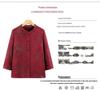 Spring Long-Sleeve Women's Shirt: Lightweight Jacket for Middle-Aged and Elderly Women, Ideal for Spring and Summer, Perfect for Grandmas Aged 70-80.