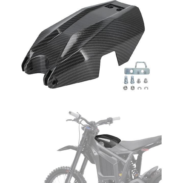 Battery Cover for Talaria Sting,Carbon Fiber Pattern Motorcycle Battery Guard Protect Warp for Electric Dirt Bike Ebike Taparia Sting MX3/Taparia