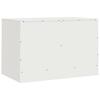 TV Cabinets (2 pcs) White 67 x 39 x 44 cm Steel
