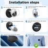 Clothing Decorative Hidden Tracker Holder Locator Protective Cover for AirTag Kids Elderly
