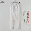 Men's Thin Loose-Fit Cotton & Linen Nine-Point Casual Pants, Chinese Style