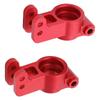 2PCS RC Metal Rear Hub Carriers for Losi Lasernut U4 1 10 RC Car Upgrade AccessoriesRed