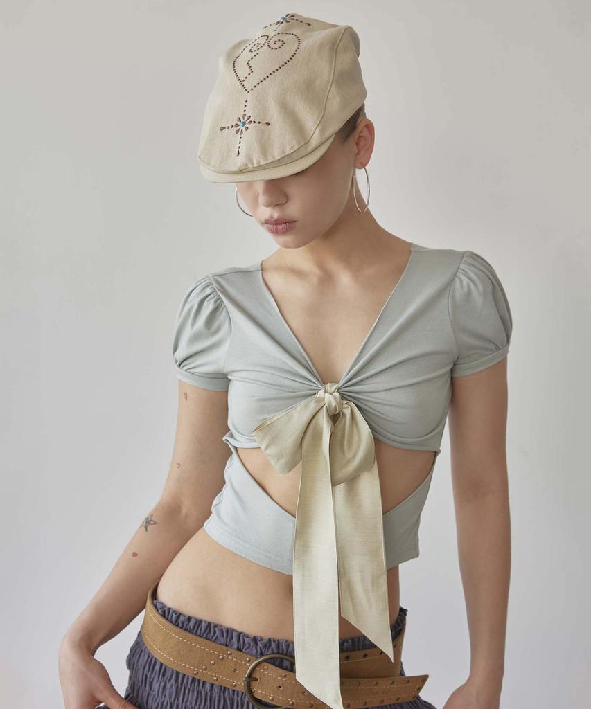 SCULPTOR Boho Stud Hunting Cap Raw