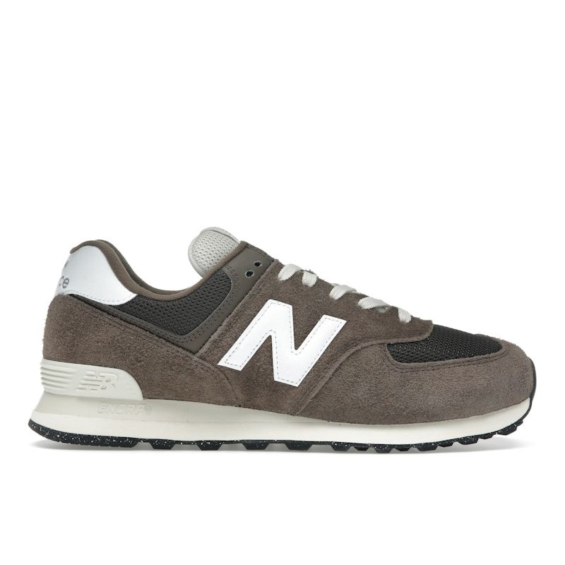 

New Balance 574 Dark Mushroom Unisex Sneakers Brown Angora Black U574RBI 40