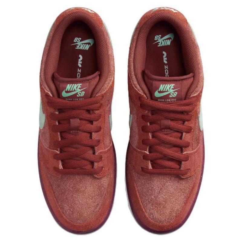 Nike Sb Dunk Low Mystic Red Rosewood Skateboard Shoes DV5429-601