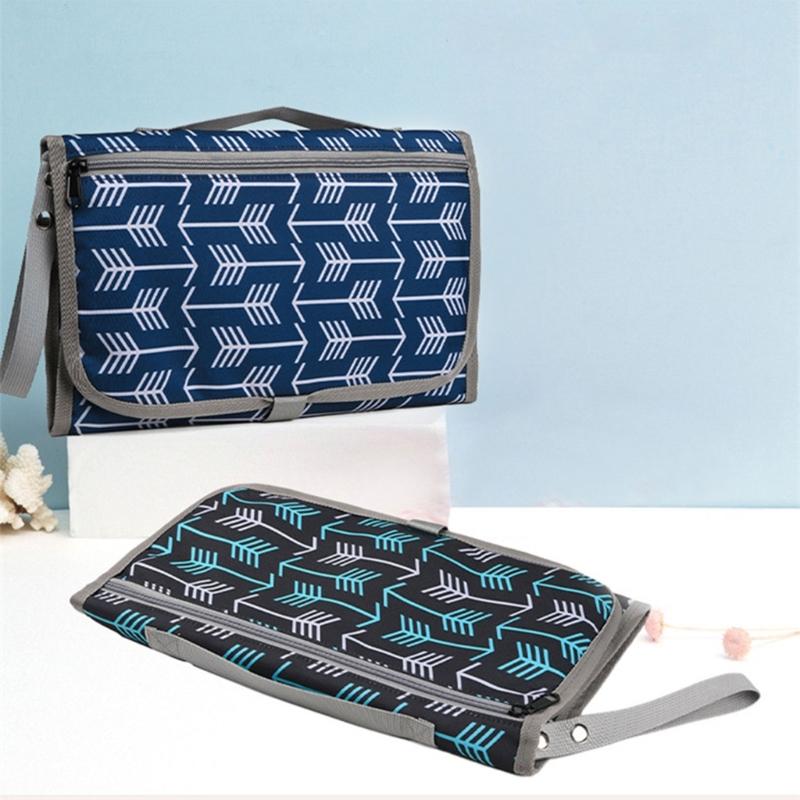 Multifunctional Baby Travel Changing Mat Foldable and Waterproof Diaper Pad Nursing Mattress Crib Bedding Pad Essential