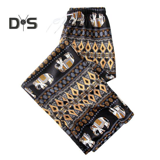 Breathable Casual Pants Full Length Popular Simple Wide Leg Long Trousers