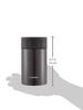 Zojirushi Stainless Steel Food Jar, 550ml, Dark Cocoa, SW-HC55-TD