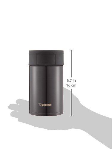 Zojirushi Stainless Steel Food Jar, 550ml, Dark Cocoa, SW-HC55-TD
