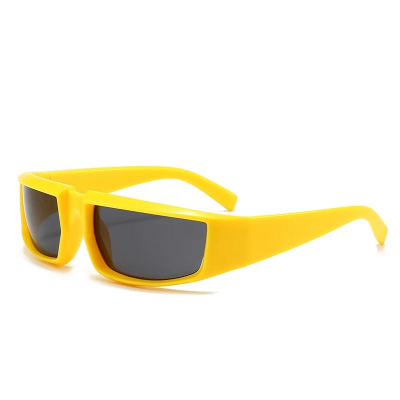Future Tech Sunglasses Personalized Concave Design Cool Punk Style Gafas De Sol Mujer UV Protection Trendy Eyewear