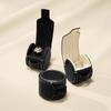 Minimalist Ring Pouch, Exquisite Creative PU Leather Ring Case, Portable Travel Jewelry Storage Box