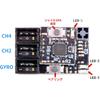 DasMikro Nano V5 2.4Ghz 4CH Tower Antenna Gyro Receiver Compatible with (FUTAxx F-4x)