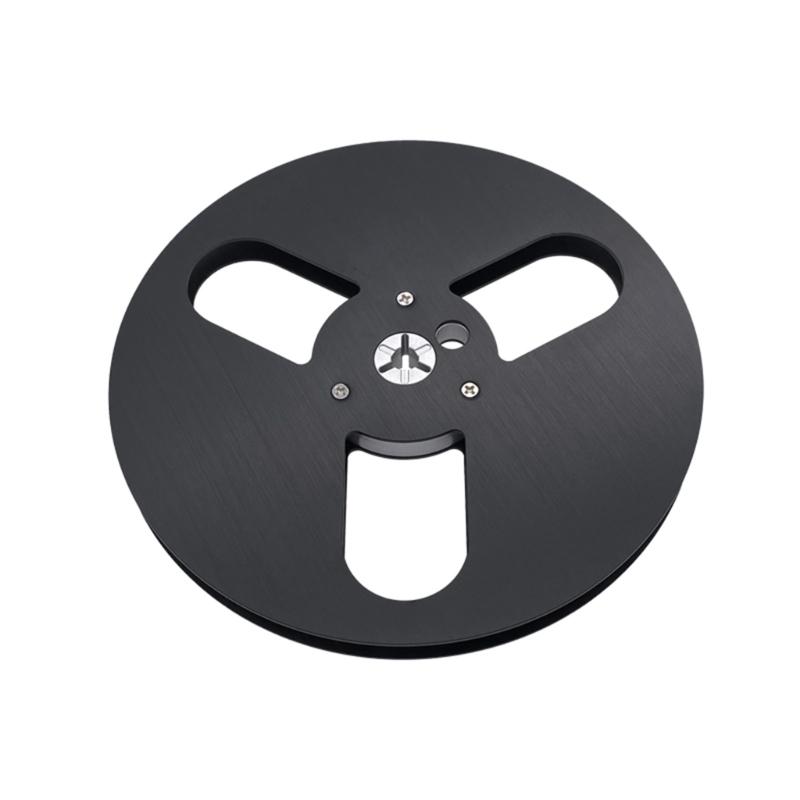7Inches Magnetic Tape Spool Aluminum Tape Reel with 3 Holes Open Reel Audio Aluminum Takeup Reel 7'' Multi-Color