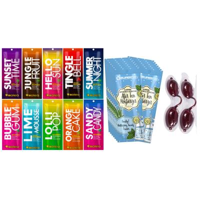 Soleo Basic Pack of 100 Sachets + 20 After Tan + 2 Goggles
