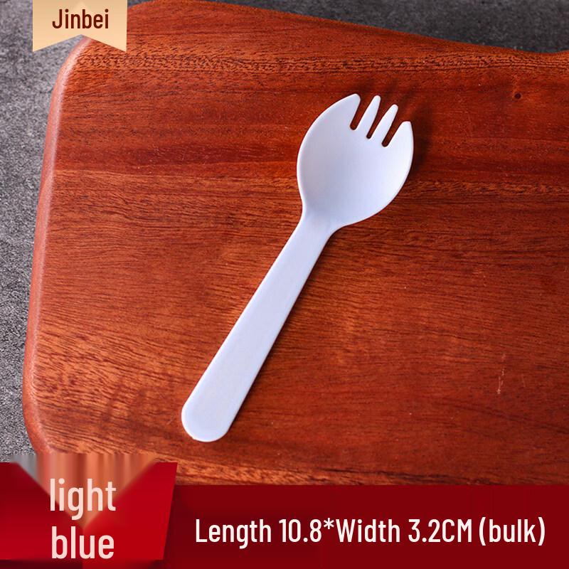 ZISIZ Disposable Plastic Cake Forks and Spoons