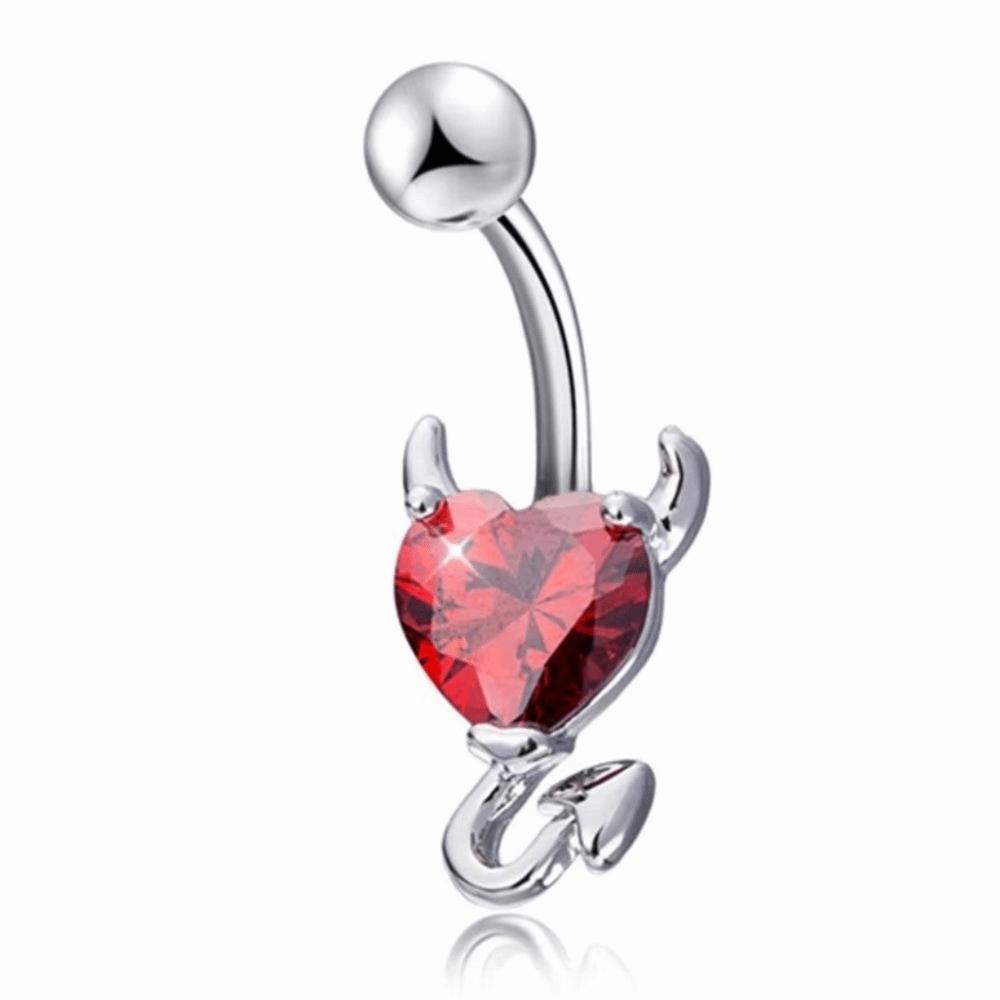 Kupfer Kristallkugel Bauchnabelringe Eleganter Glänzender Körperschmuck Runde Edelstein Bauchnabelpiercing Geschenk